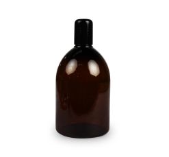Amber Plastic Bell Bottle