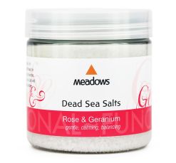 Dead Sea Salts Rose & Geranium (Meadows Aroma) 300g