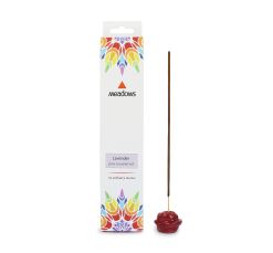 Lavender Natural Incense Agarbatti (Meadows Aroma) 20 Pack