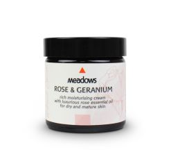 Rose & Geranium Natural Cream (Meadows Aroma) 60ml